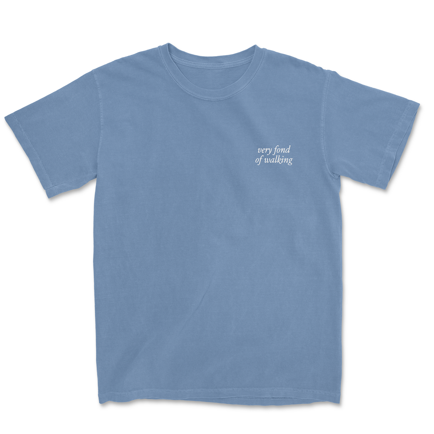 FOND OF WALKING EMBROIDERED TEE