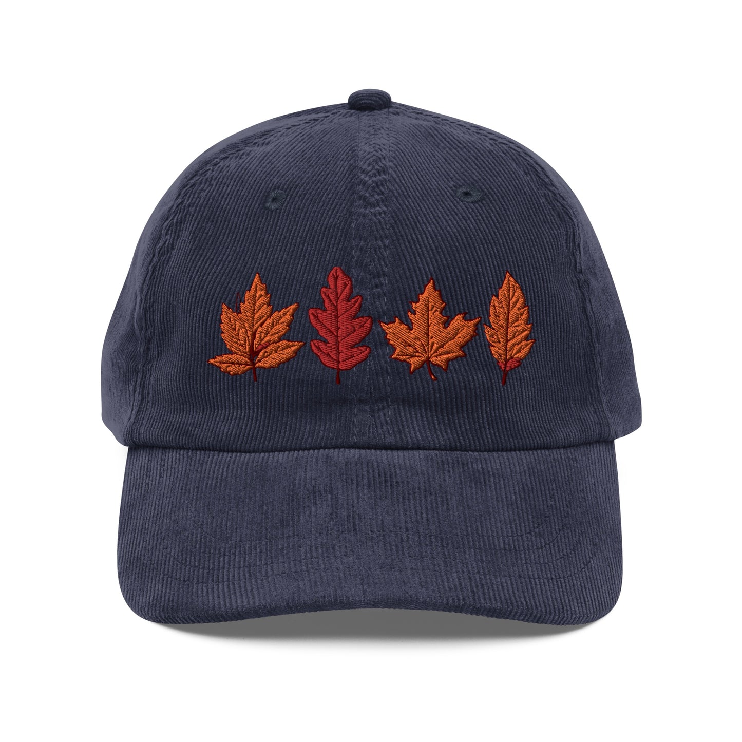 FALL LEAVES CORDUROY HAT