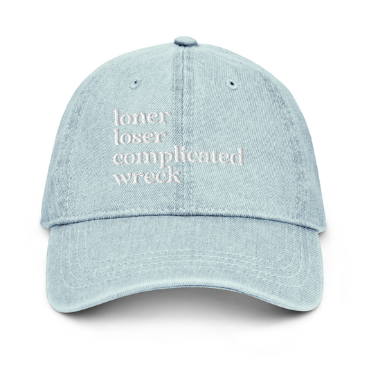 COMPLICATED WRECK DENIM HAT