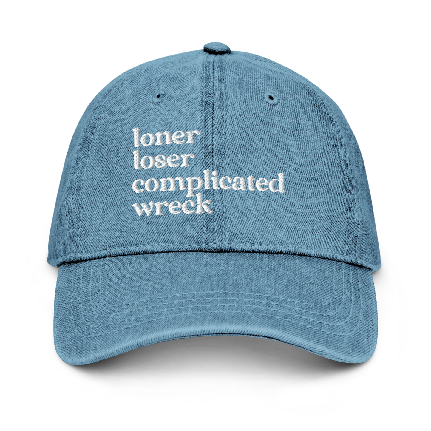 COMPLICATED WRECK DENIM HAT