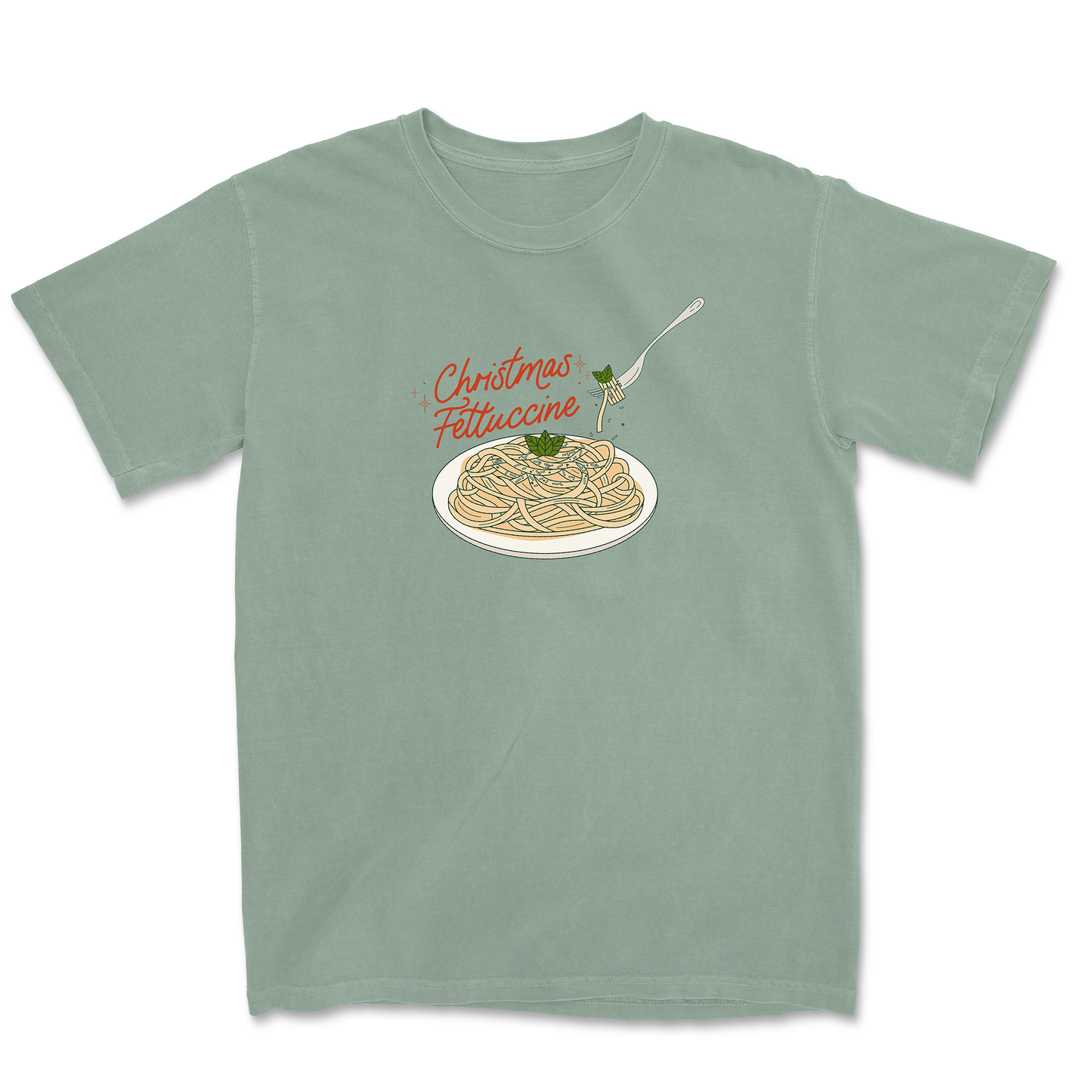 CHRISTMAS FETTUCCINE TEE