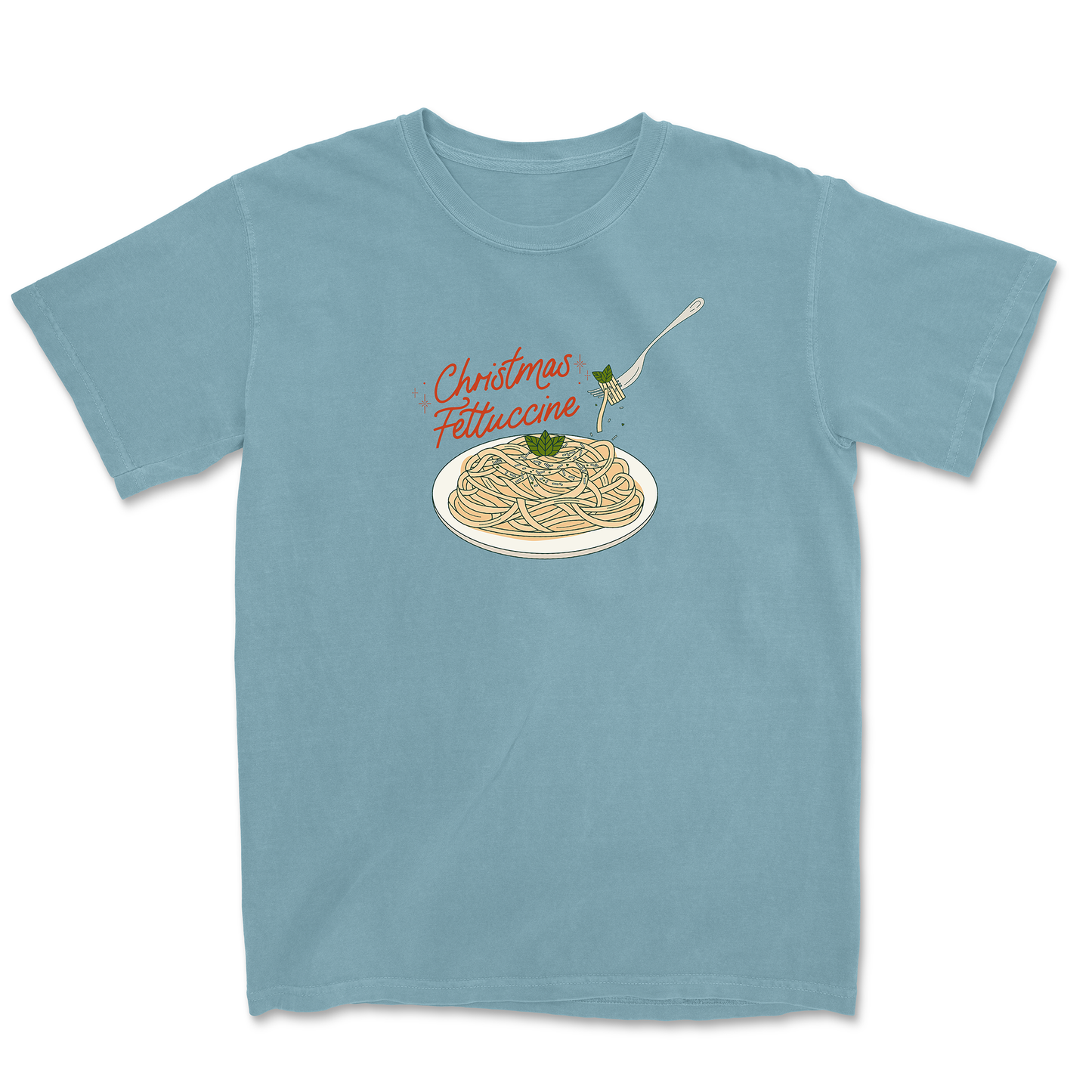 CHRISTMAS FETTUCCINE TEE