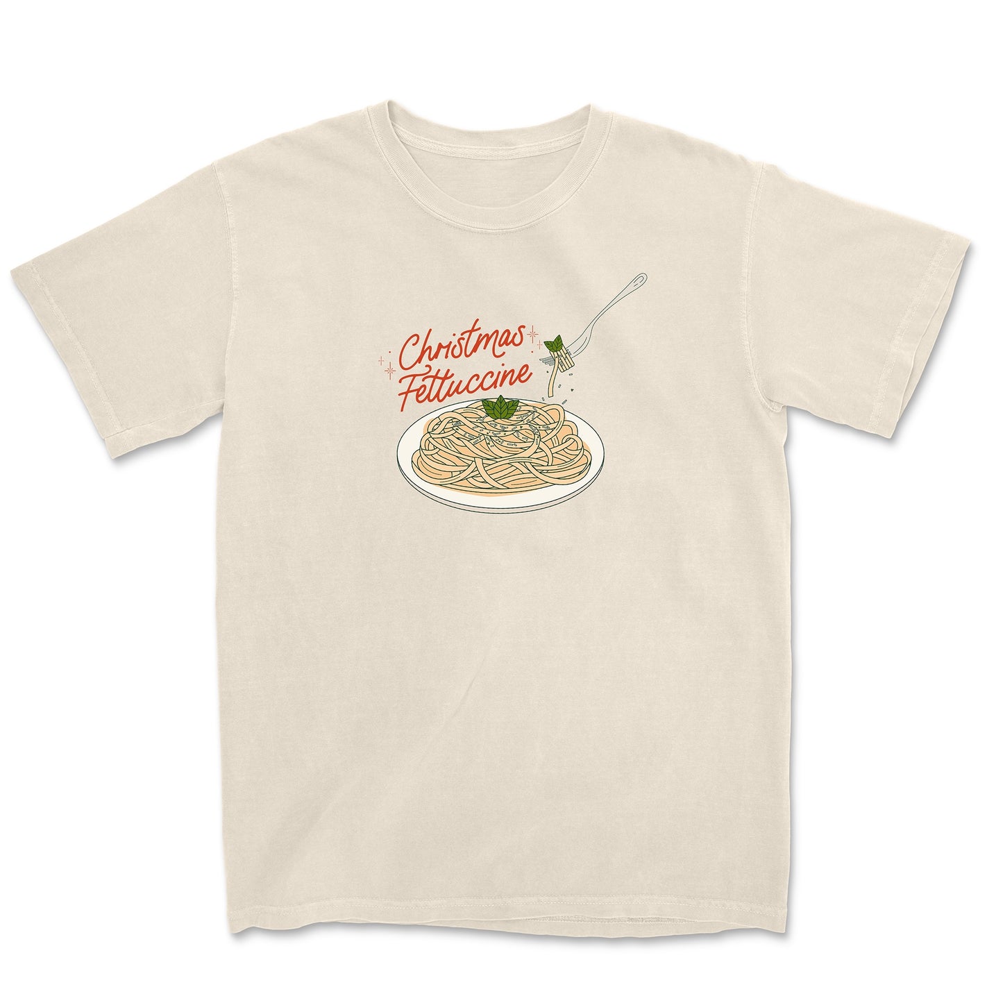 CHRISTMAS FETTUCCINE TEE