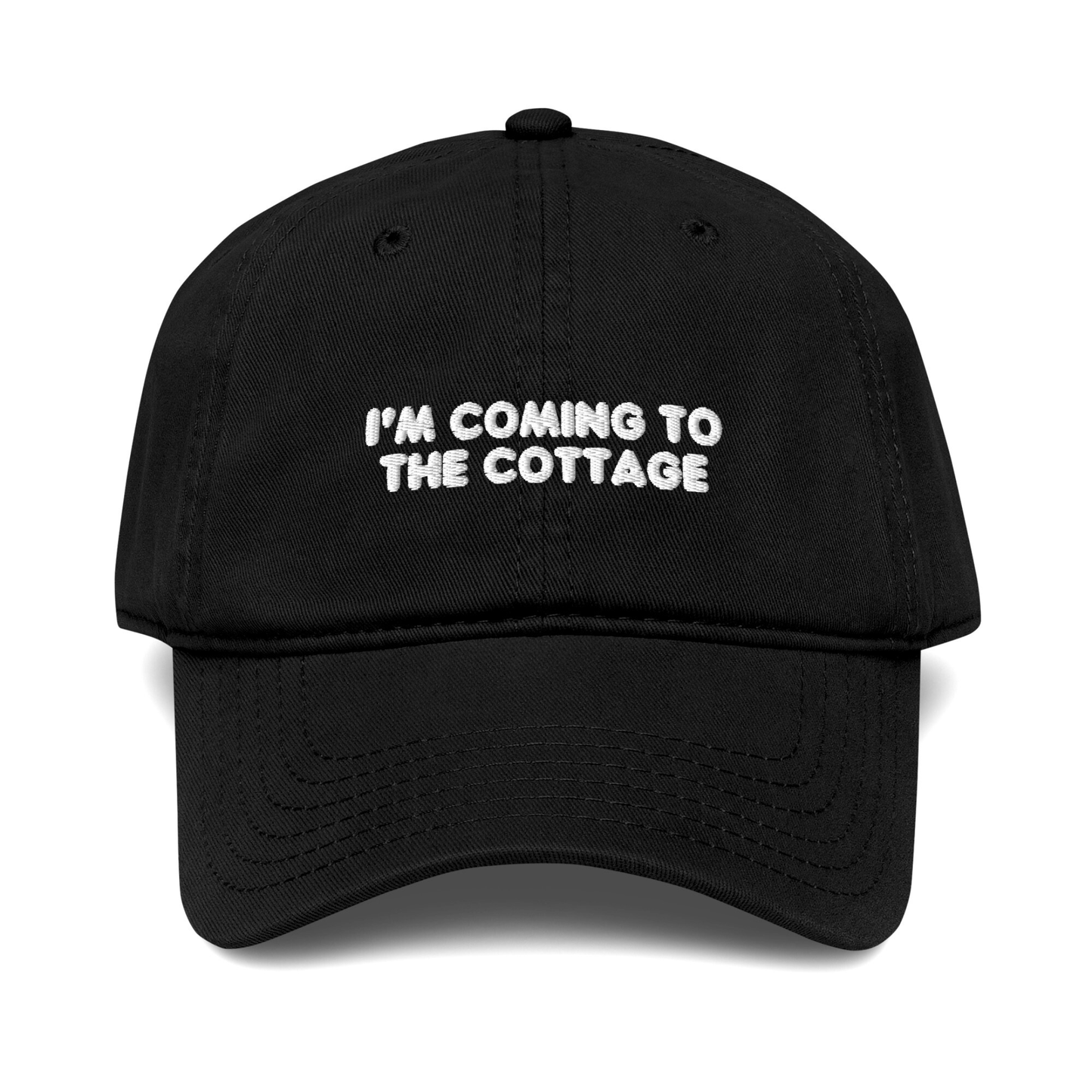 COMING TO THE COTTAGE EMBROIDERED HAT