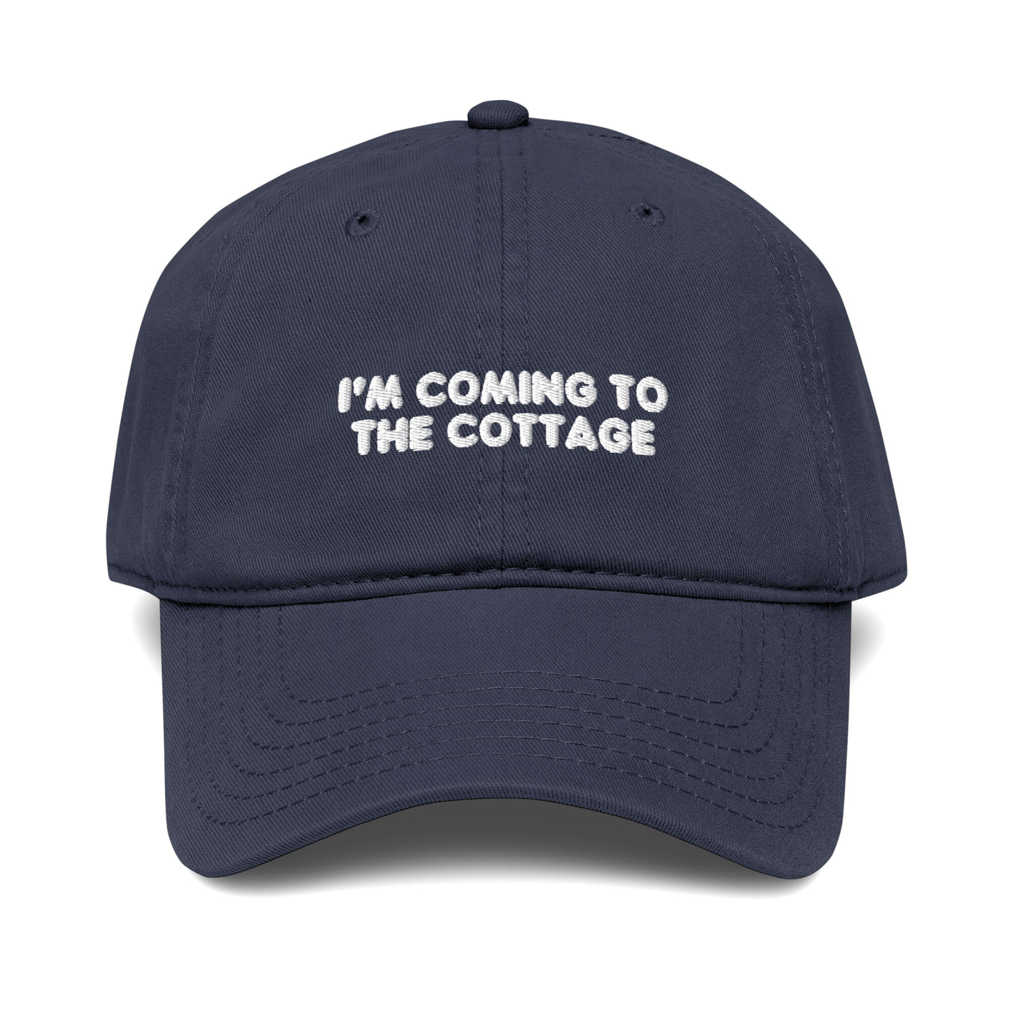 COMING TO THE COTTAGE EMBROIDERED HAT