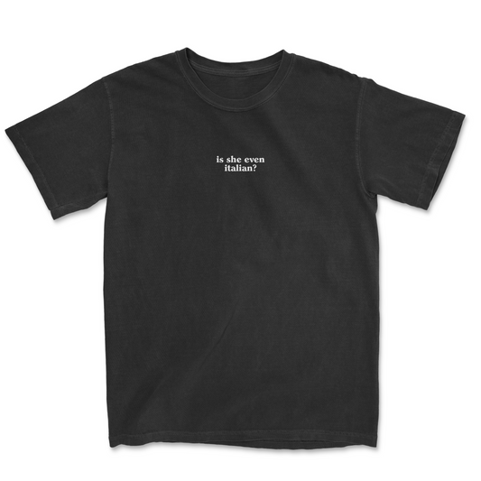 EVEN ITALIAN EMBROIDERED TEE