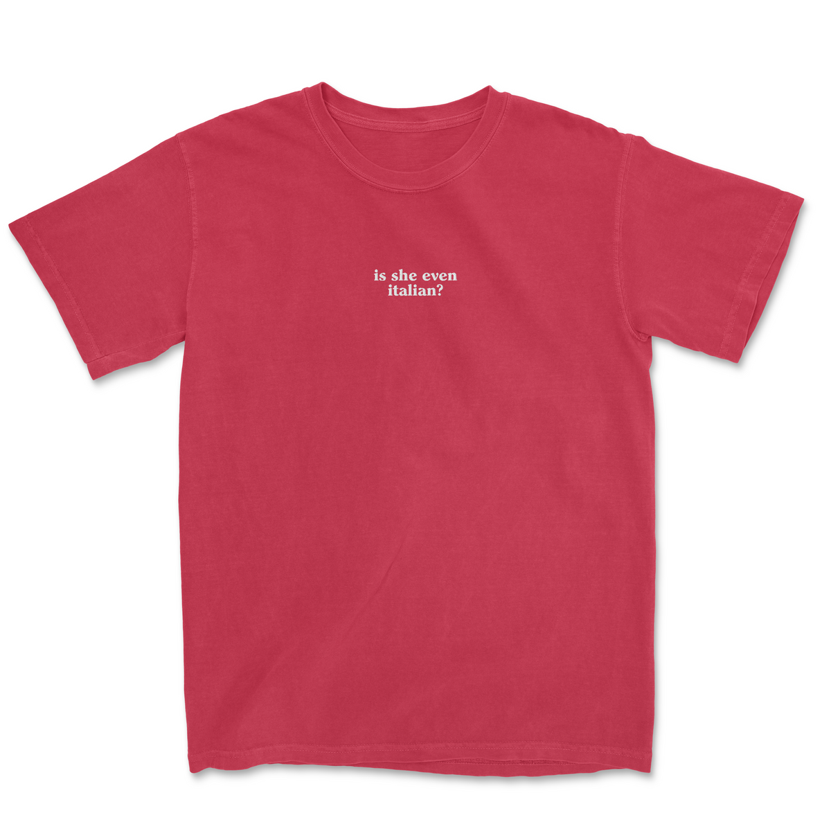 EVEN ITALIAN EMBROIDERED TEE