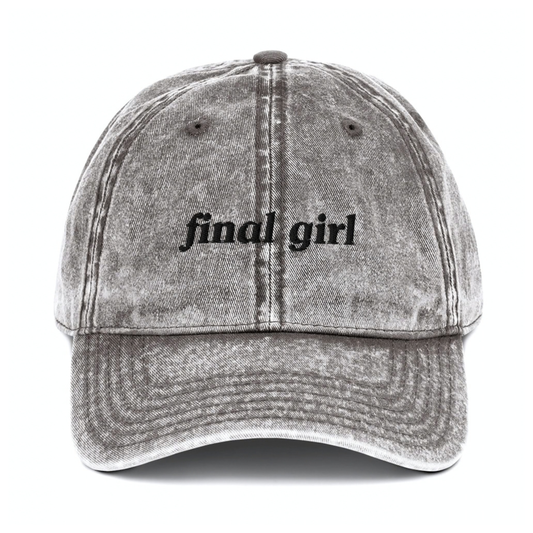FINAL GIRL EMBROIDERED HAT