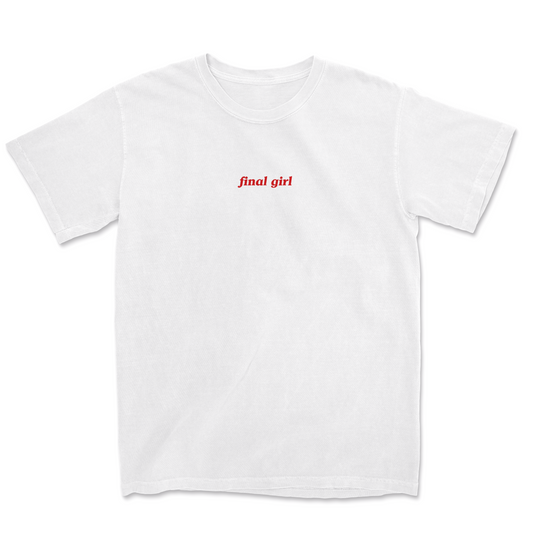 FINAL GIRL EMBROIDERED TEE