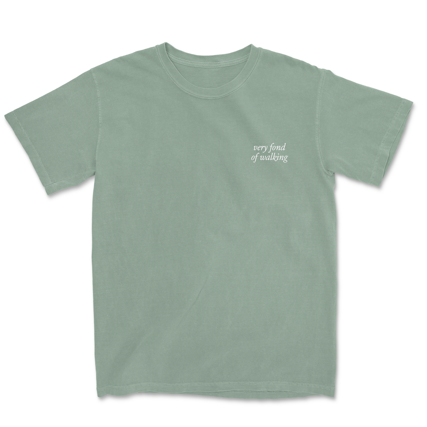 FOND OF WALKING EMBROIDERED TEE