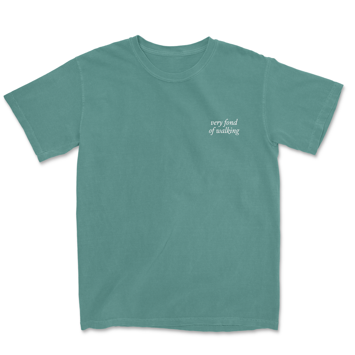 FOND OF WALKING EMBROIDERED TEE