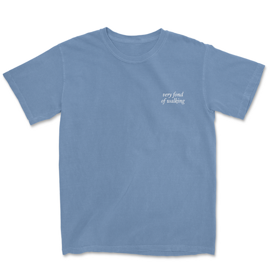 FOND OF WALKING EMBROIDERED TEE