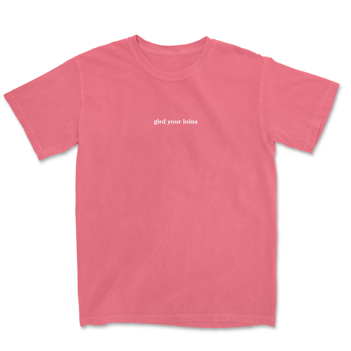 GIRD YOUR LOINS EMBROIDERED TEE