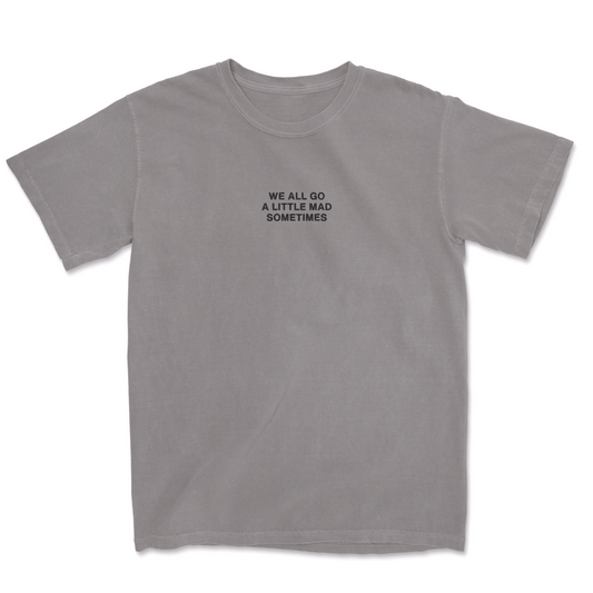 MAD SOMETIMES EMBROIDERED TEE