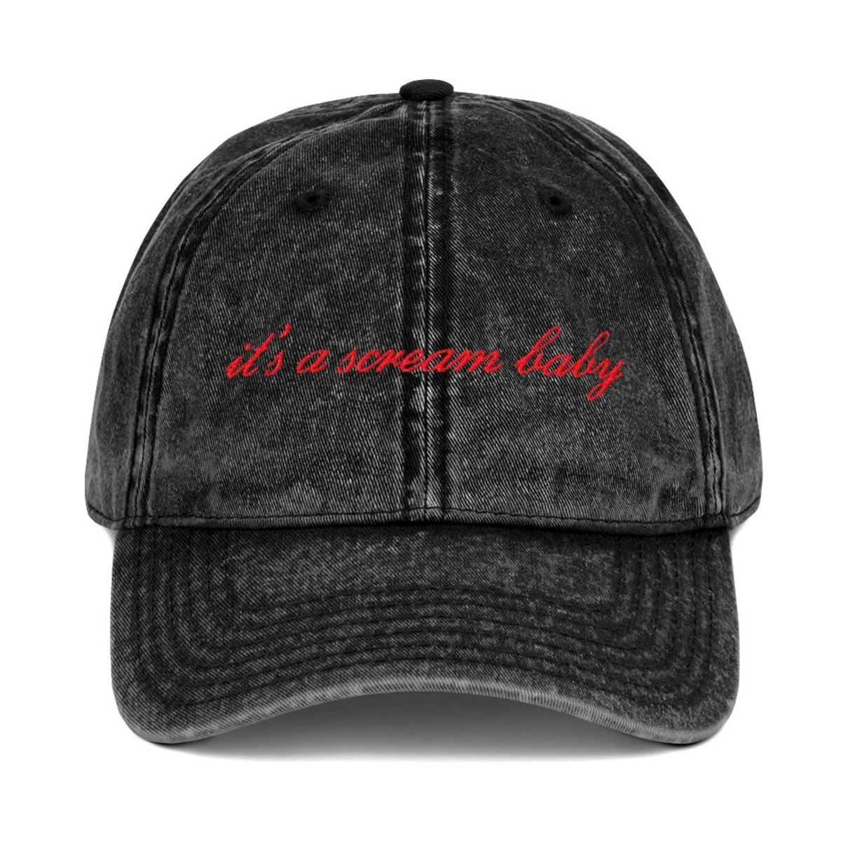 IT'S A SCREAM EMBROIDERED HAT