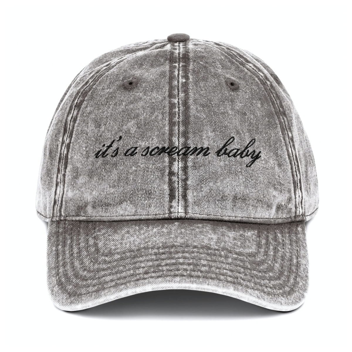 IT'S A SCREAM EMBROIDERED HAT