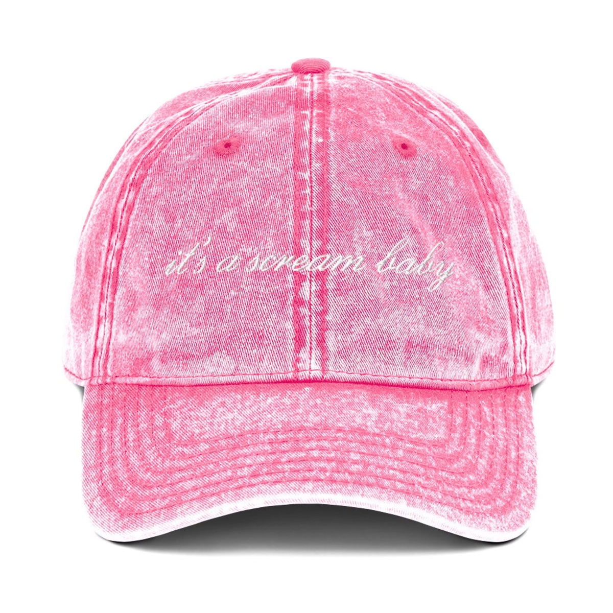 IT'S A SCREAM EMBROIDERED HAT