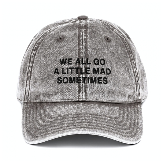 MAD SOMETIMES EMBROIDERED HAT