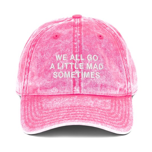 MAD SOMETIMES EMBROIDERED HAT