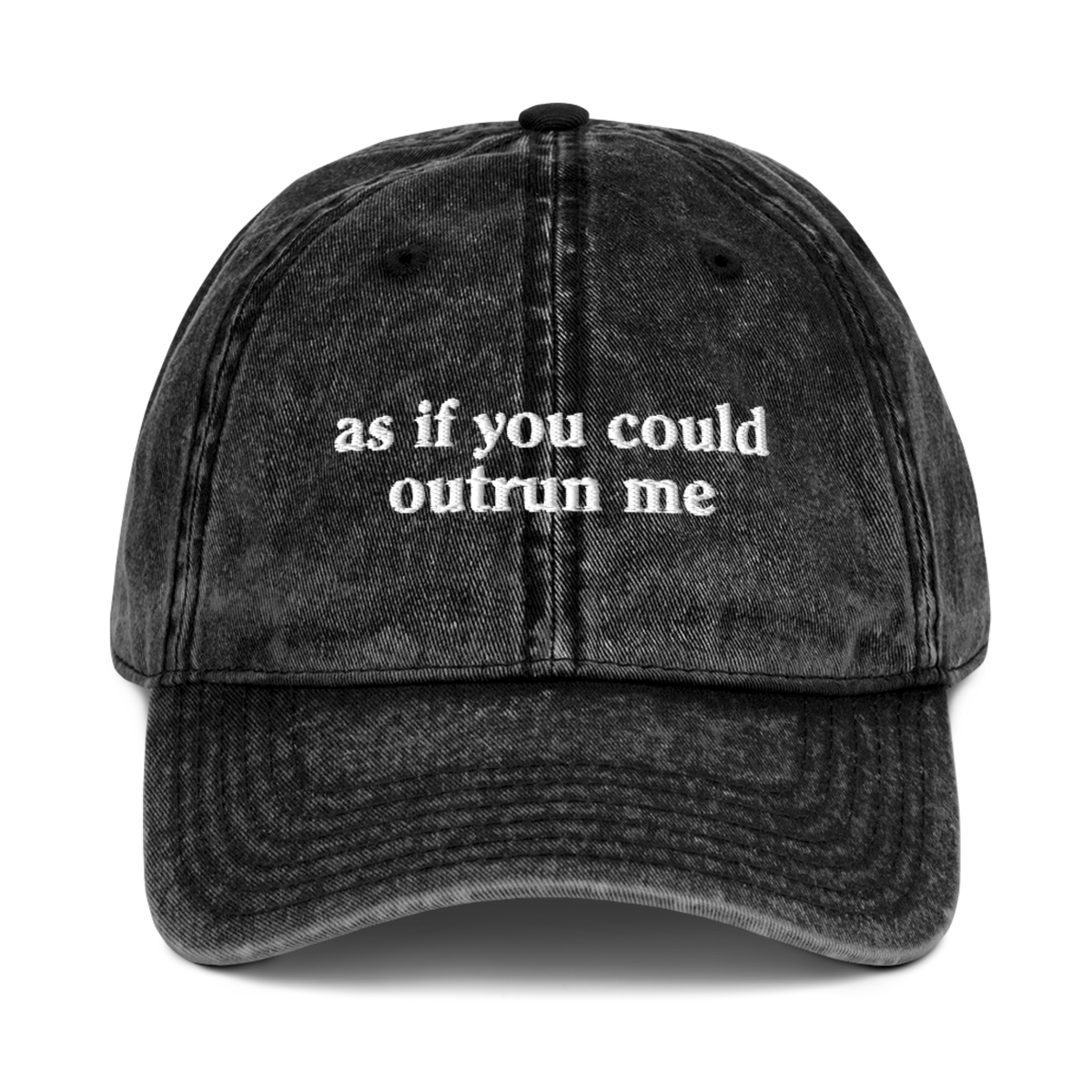 AS IF YOU COULD EMBROIDERED HAT