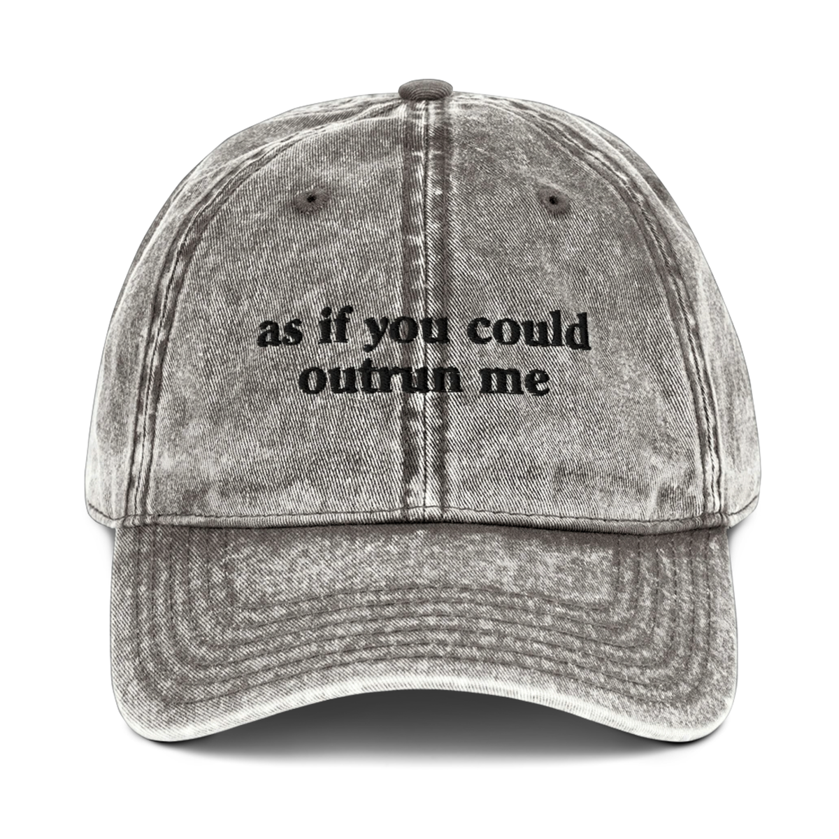 AS IF YOU COULD EMBROIDERED HAT