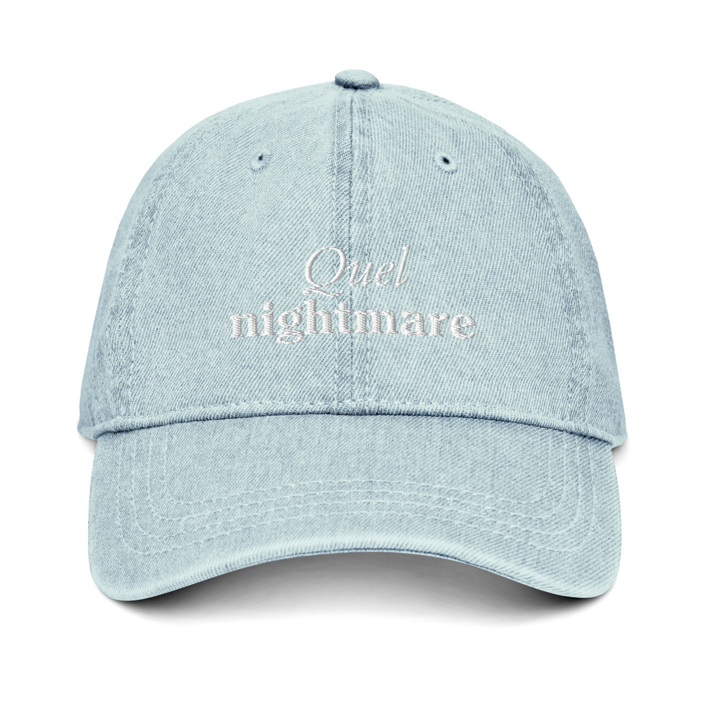 QUEL NIGHTMARE DENIM HAT