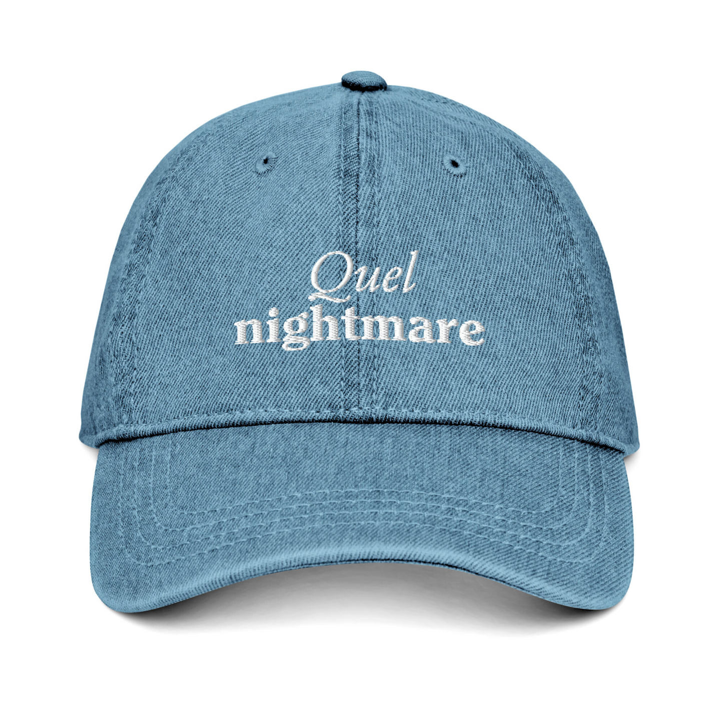 QUEL NIGHTMARE DENIM HAT