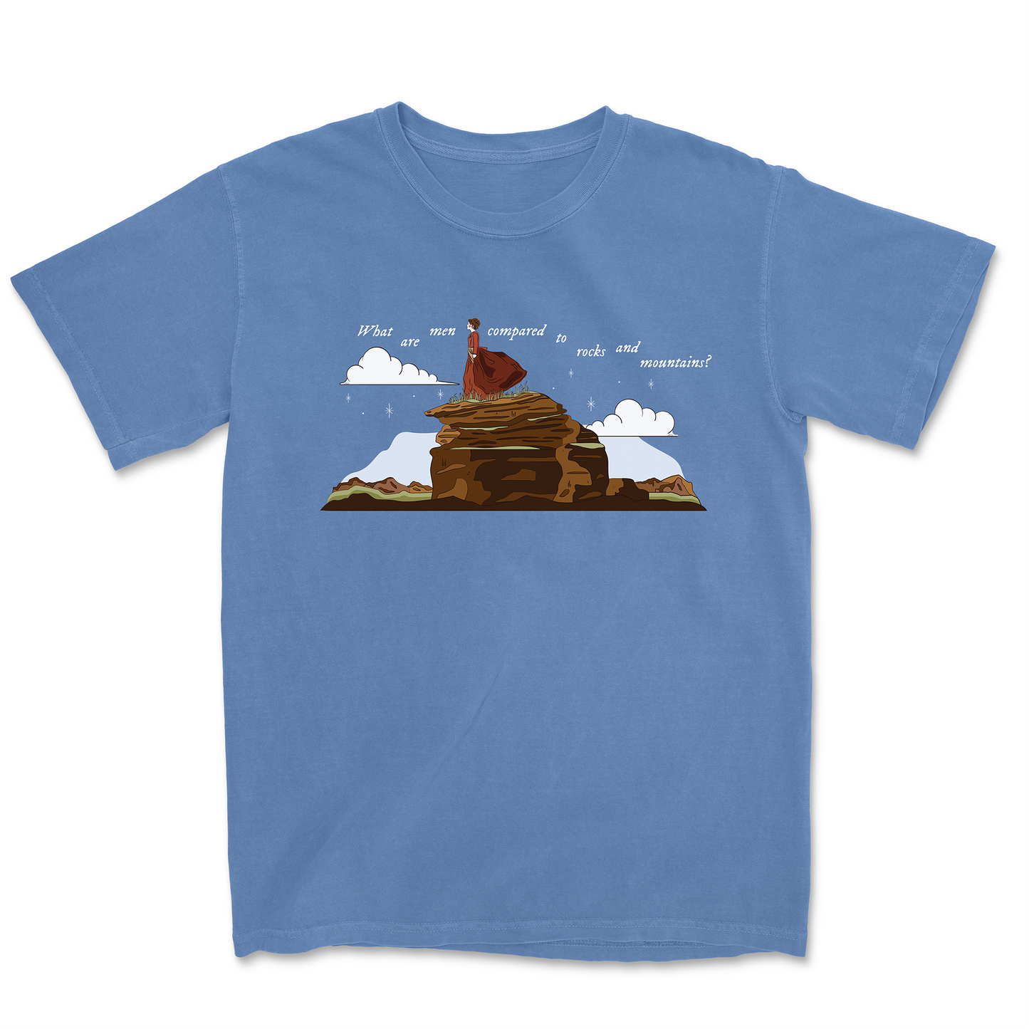 COMPARED TO ROCKS AND MOUNTAINS TEE
