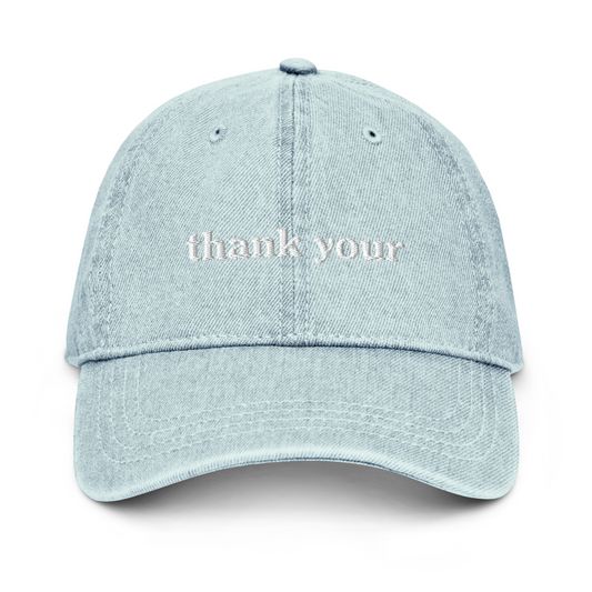 THANK YOUR DENIM HAT