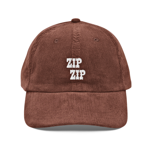 ZIP ZIP CORDUROY HAT